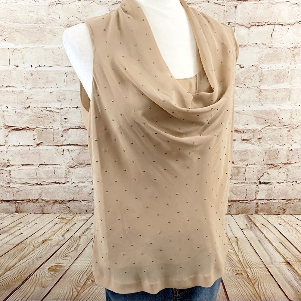 Vince Camuto Sleeveless studded blouse